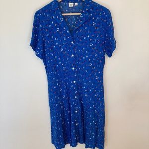 Collared short-sleeved dress Gap size 8